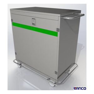 Carro em Aço Inox para Transporte de Material Esterilizado - LI 1570